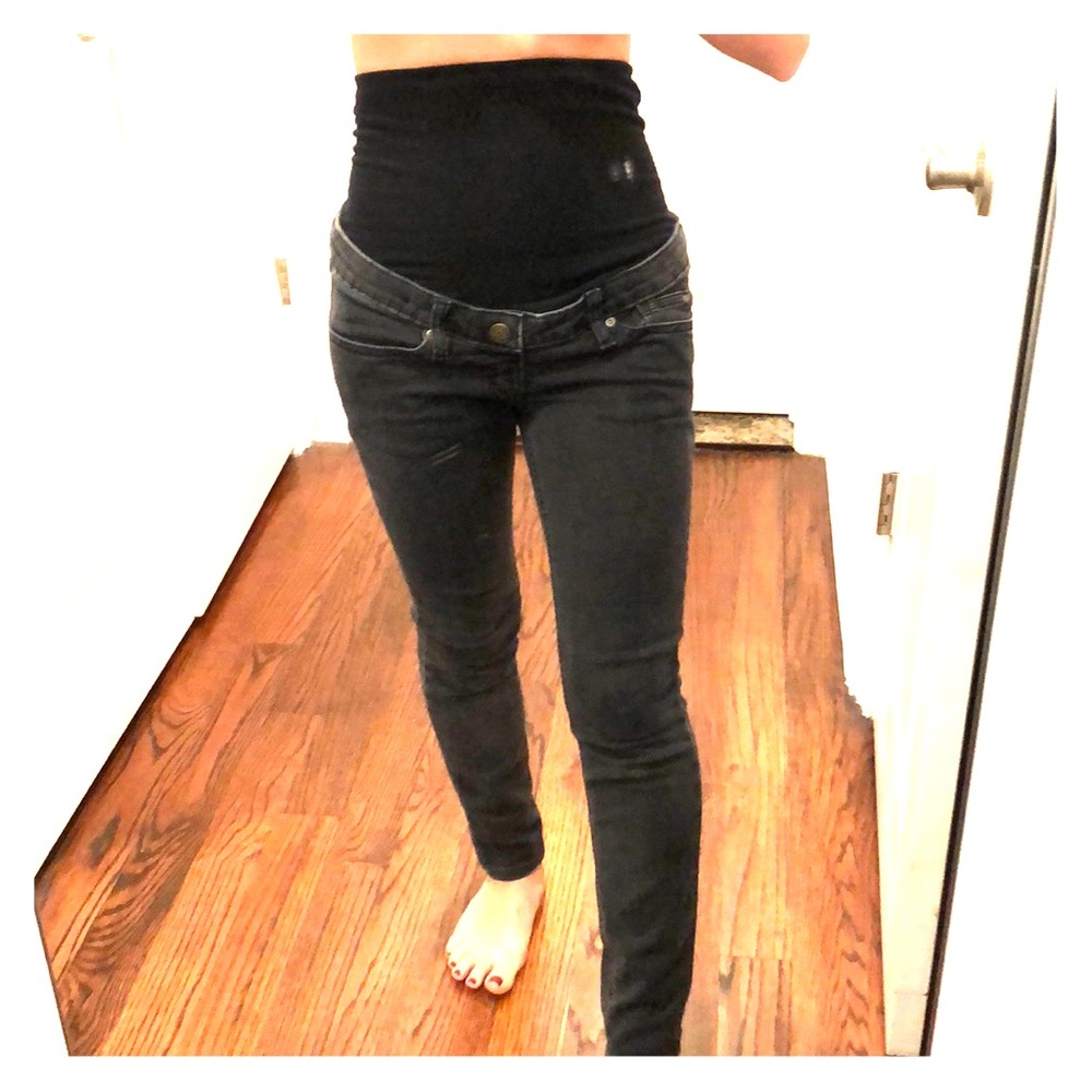 H&M MAMA skinny maternity jeans sz 6